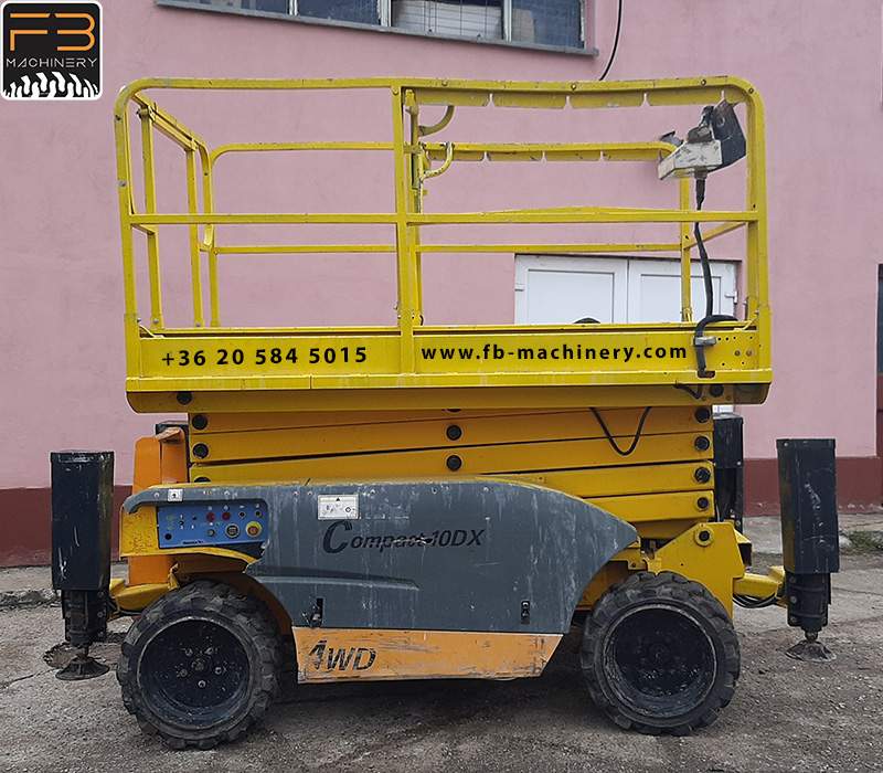 Diesel scissor lift Haulotte Compact 12 DX Nr.113 - Second hand